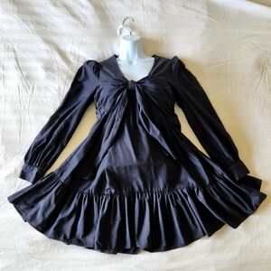 Zara long sleeve midi loose dress